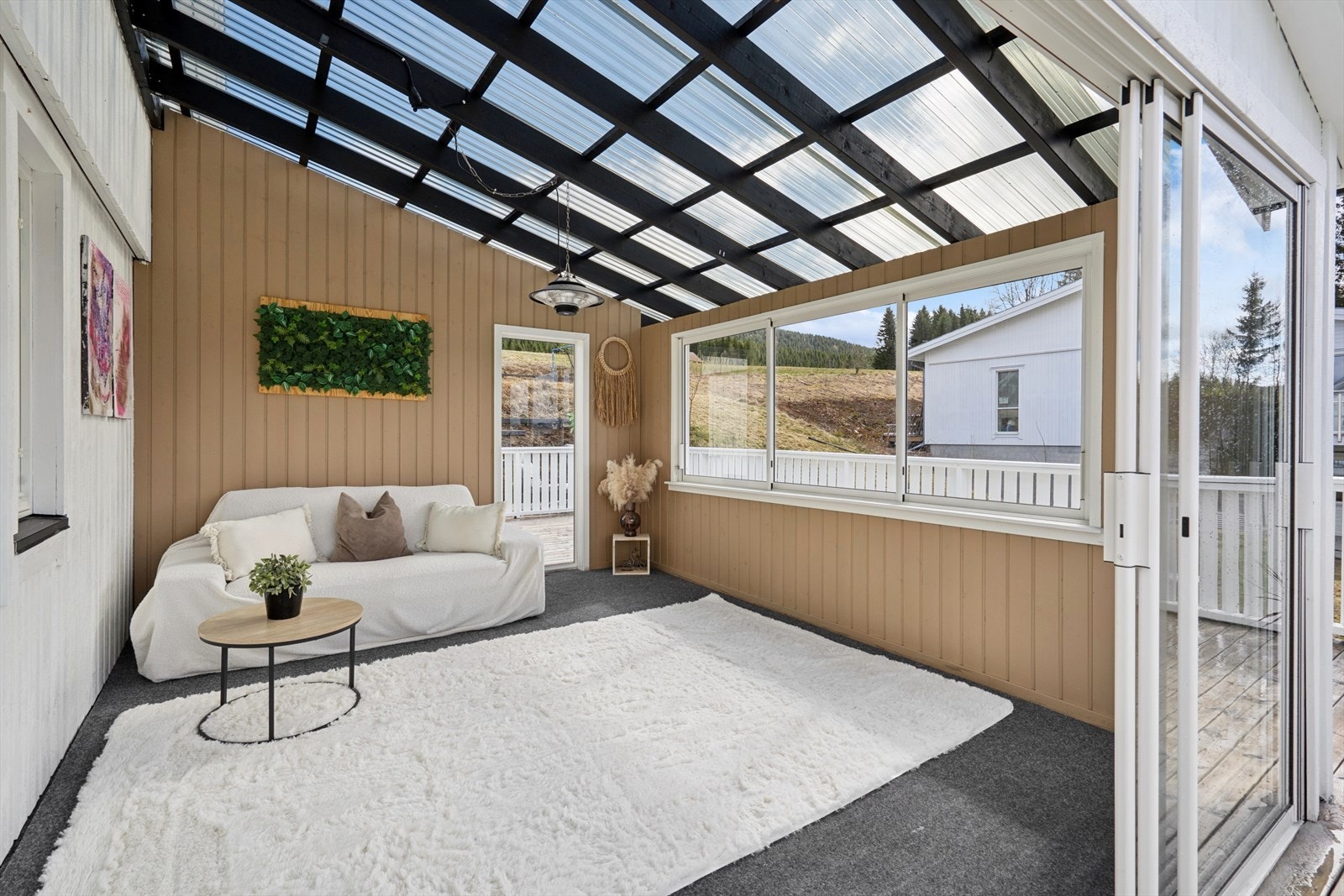 Lun vinterhage som forlenger utesesongen. Galleribilde