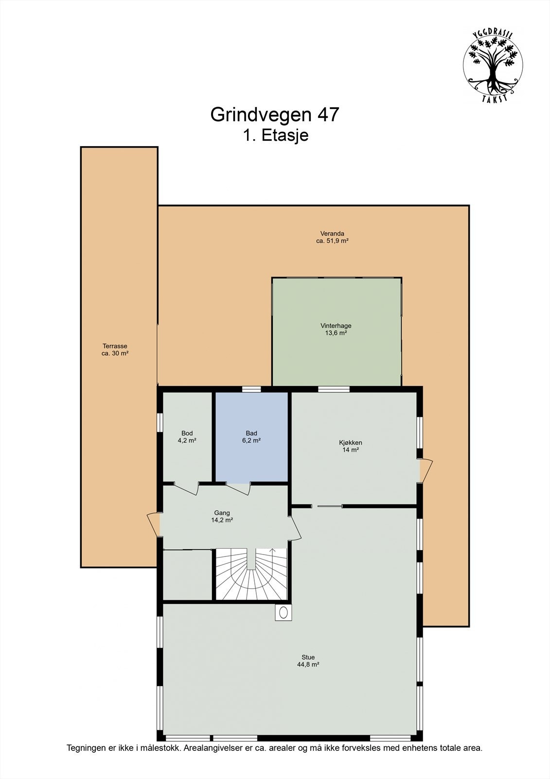 Planskisse 1. Etasje Galleribilde