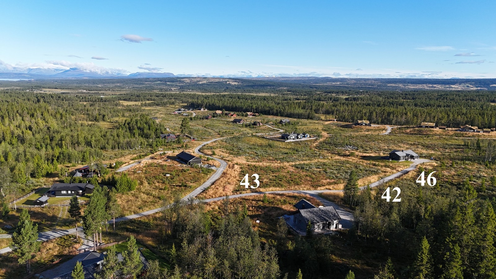Ca. plassering på tomt 42,43 og 46. Galleribilde