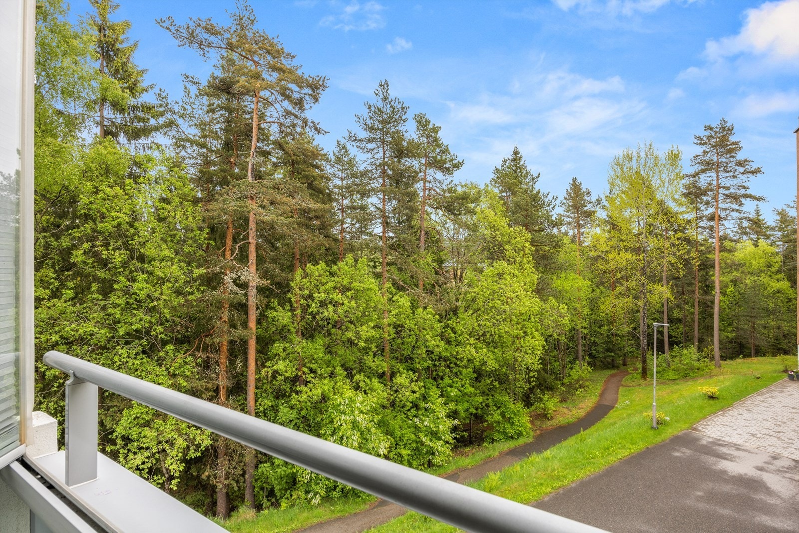 Utsikt fra balkongen. Galleribilde
