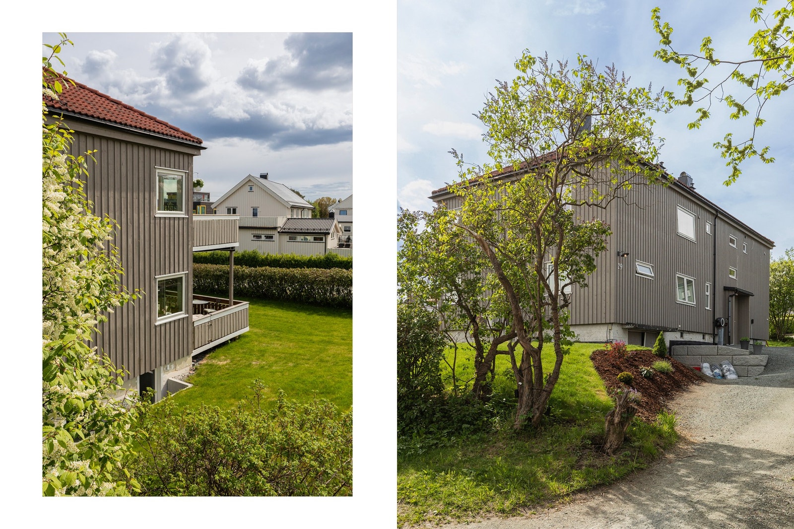 Boligen har en fin plassering i et rolig og etablert boligområde med grønne uteområder. Galleribilde