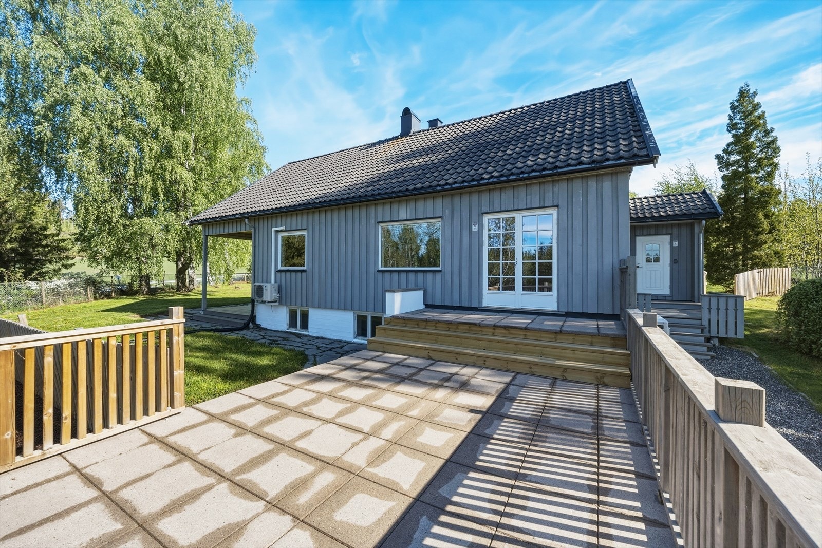 Uteplassene er hovedsakelig vendt mot solrike sydvest. Galleribilde
