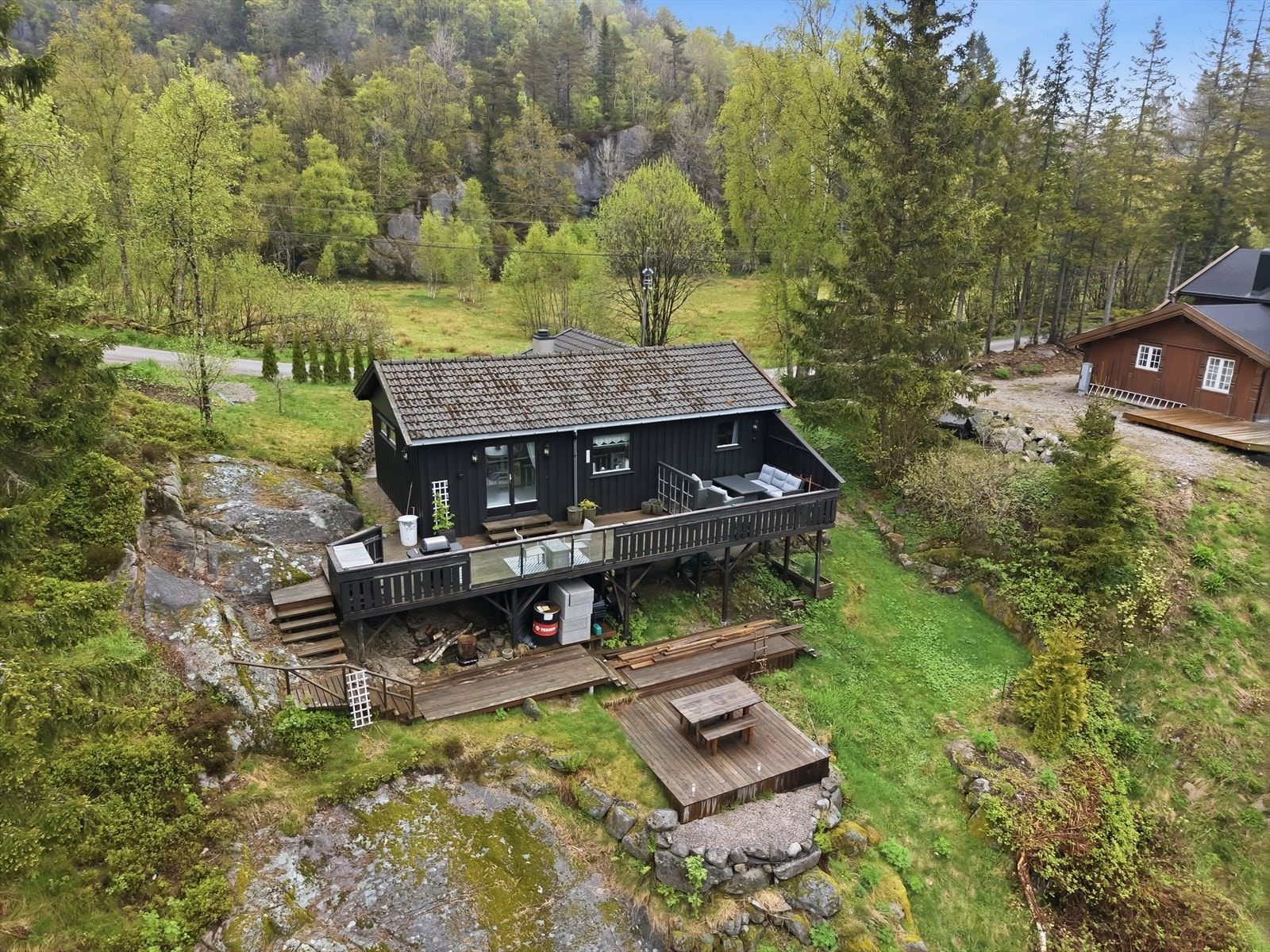 Hytta er opprinnelig fra 1973. Galleribilde