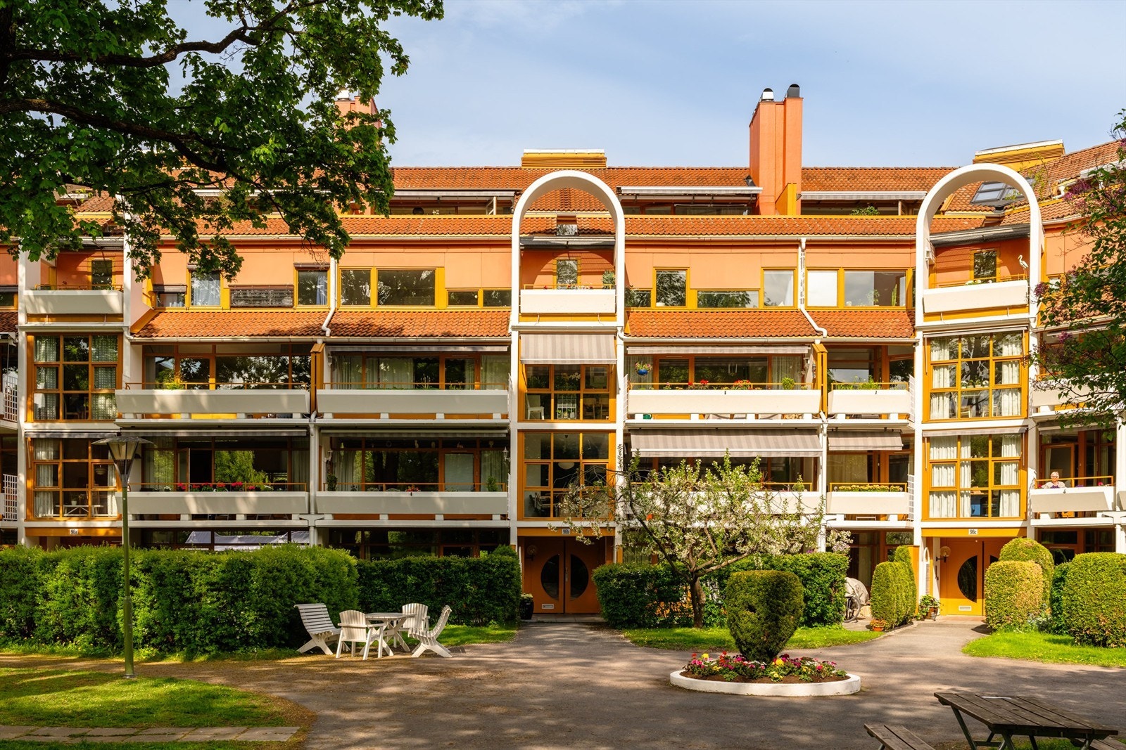 Trivelig og innbydende inngangsparti. Galleribilde