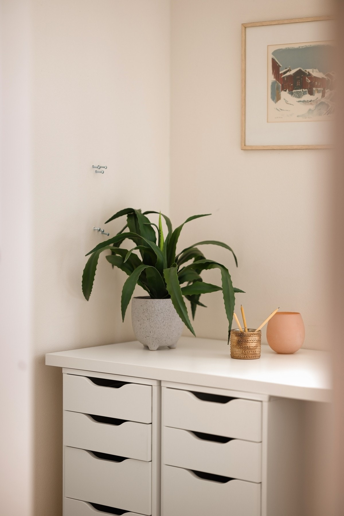 Detalj fra soverommet Galleribilde