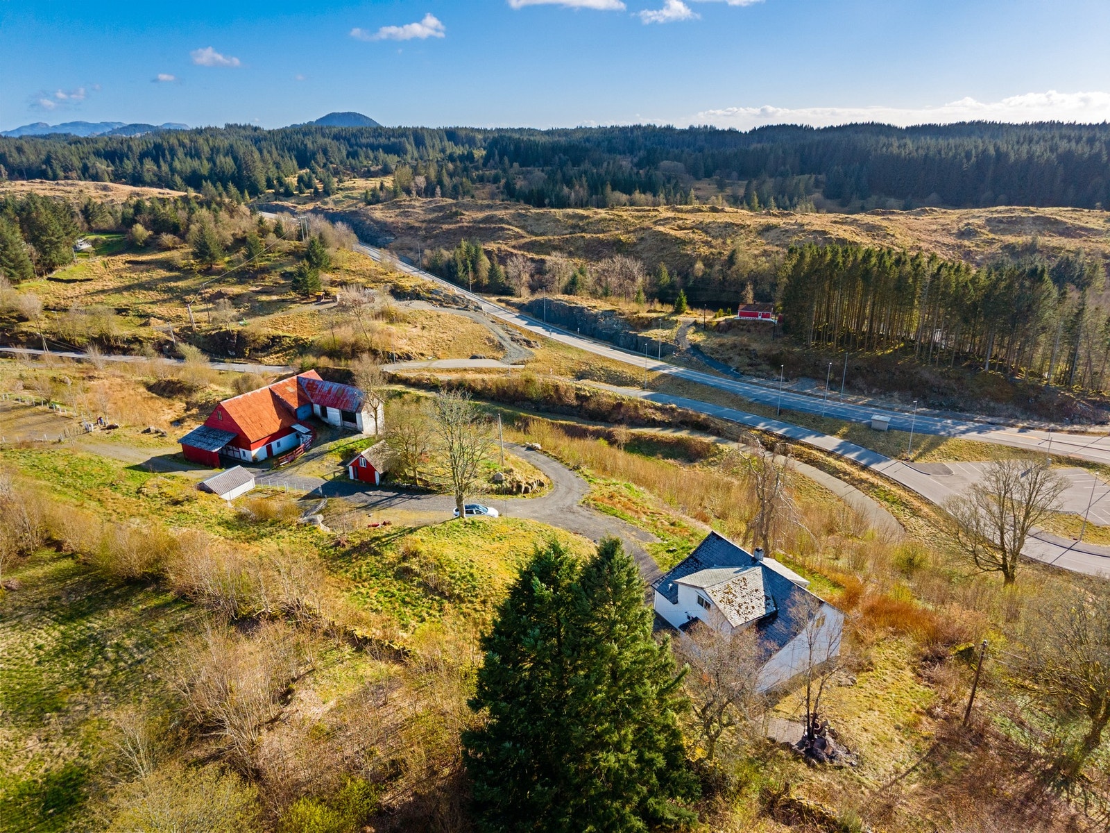 Åpent og flott landskap Galleribilde