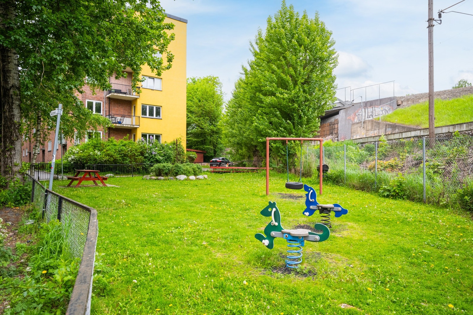 Flotte uteområder for barn. Galleribilde