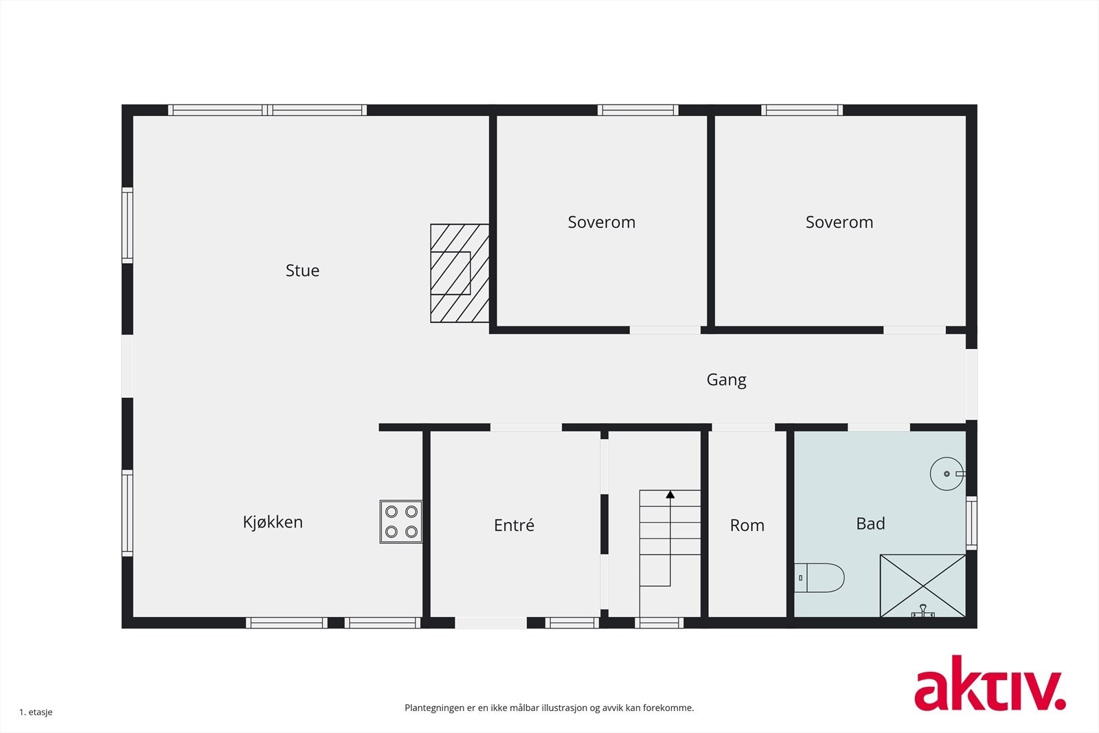 Plantegning Galleribilde