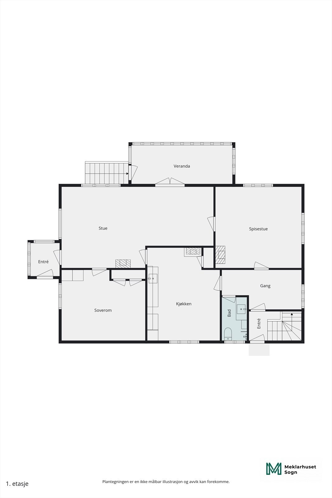 Planteikning 2D 1.etg. Galleribilde