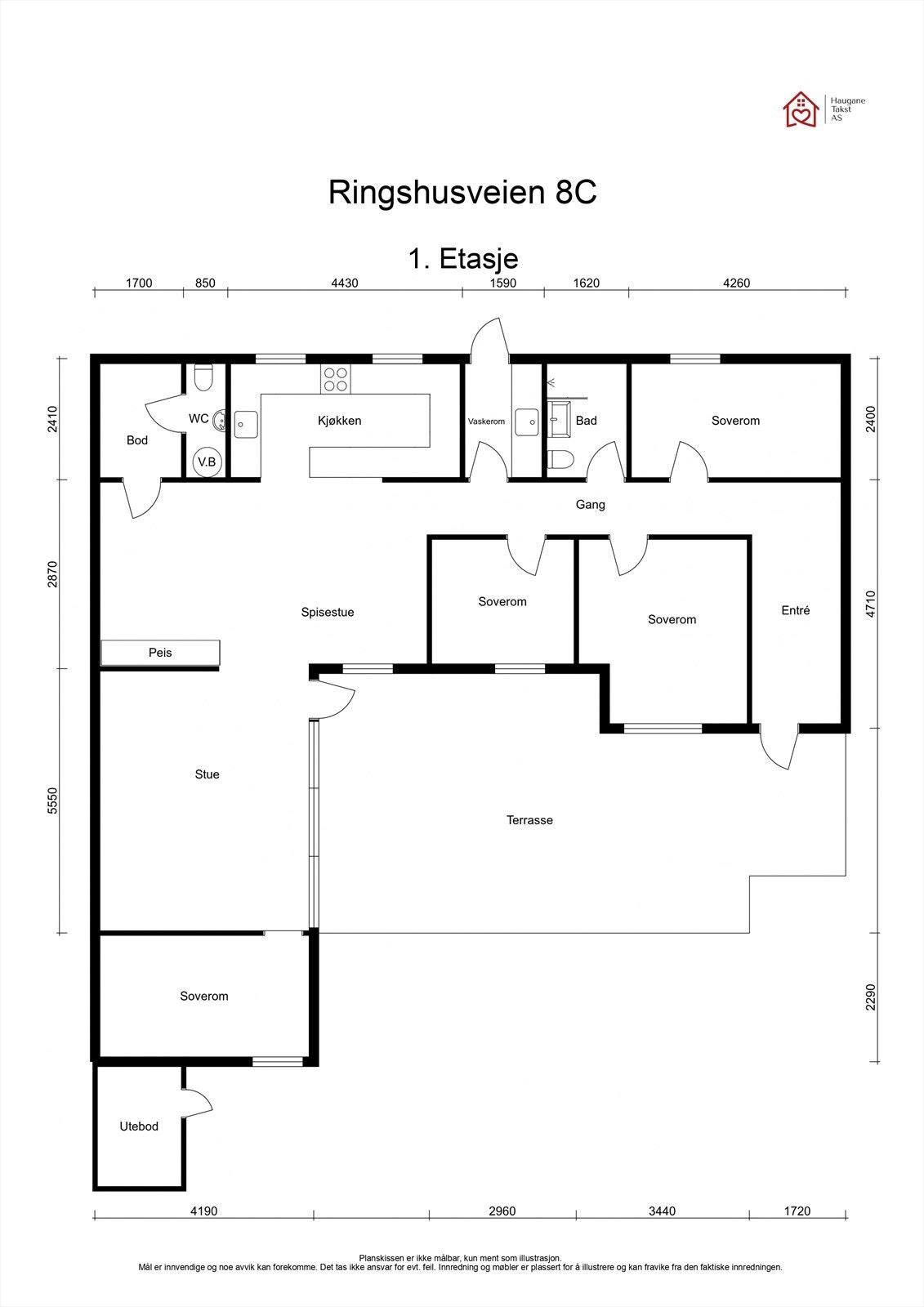 Plantegning Galleribilde