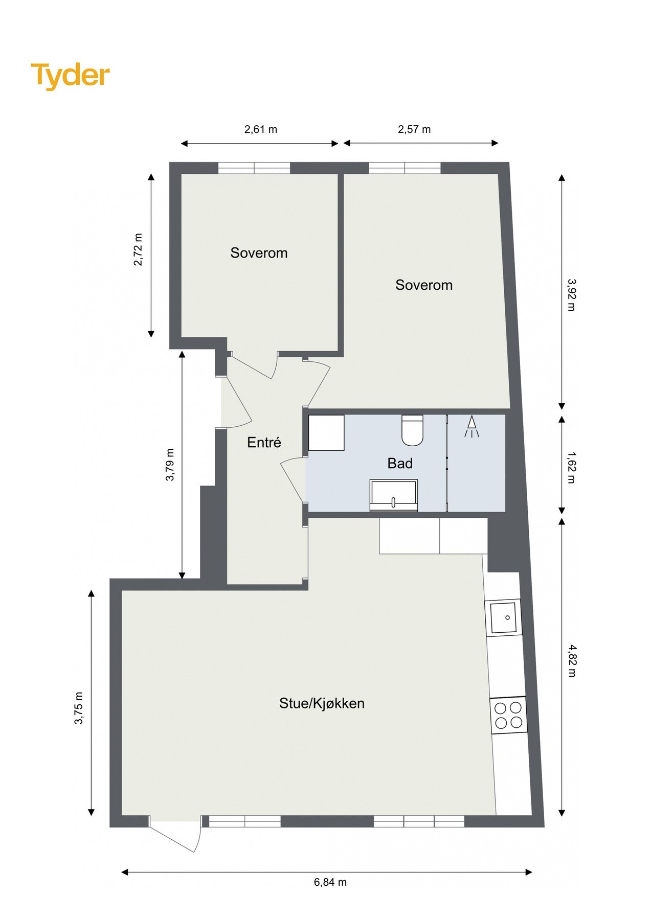 Plantegning Galleribilde