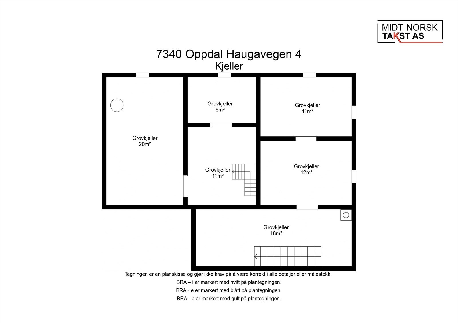 Planskisse Kjeller Galleribilde