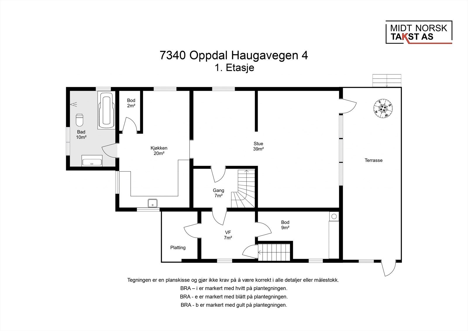 Planskisse 1. Etasje Galleribilde