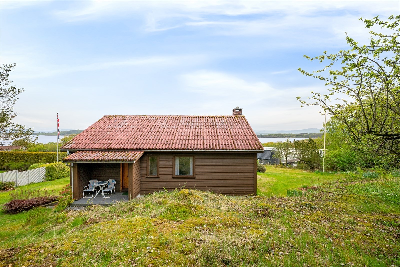 Overbygget inngangsparti. Galleribilde