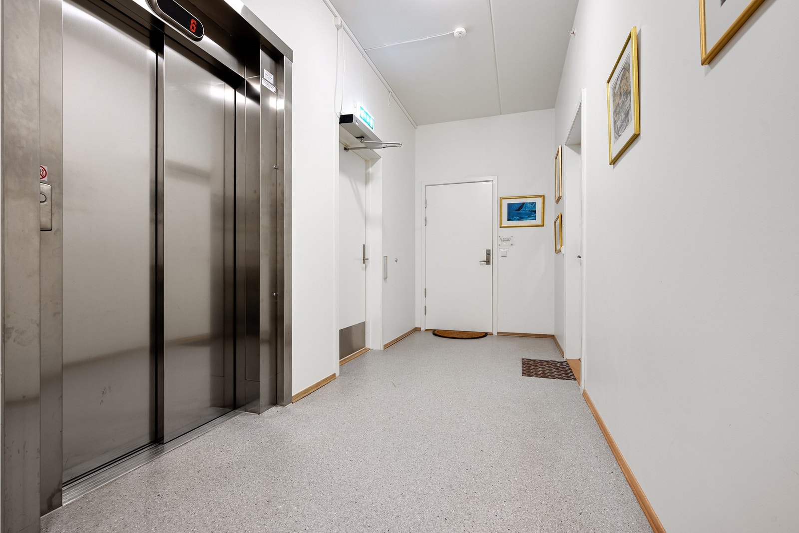 Felles trappegang med heis Galleribilde