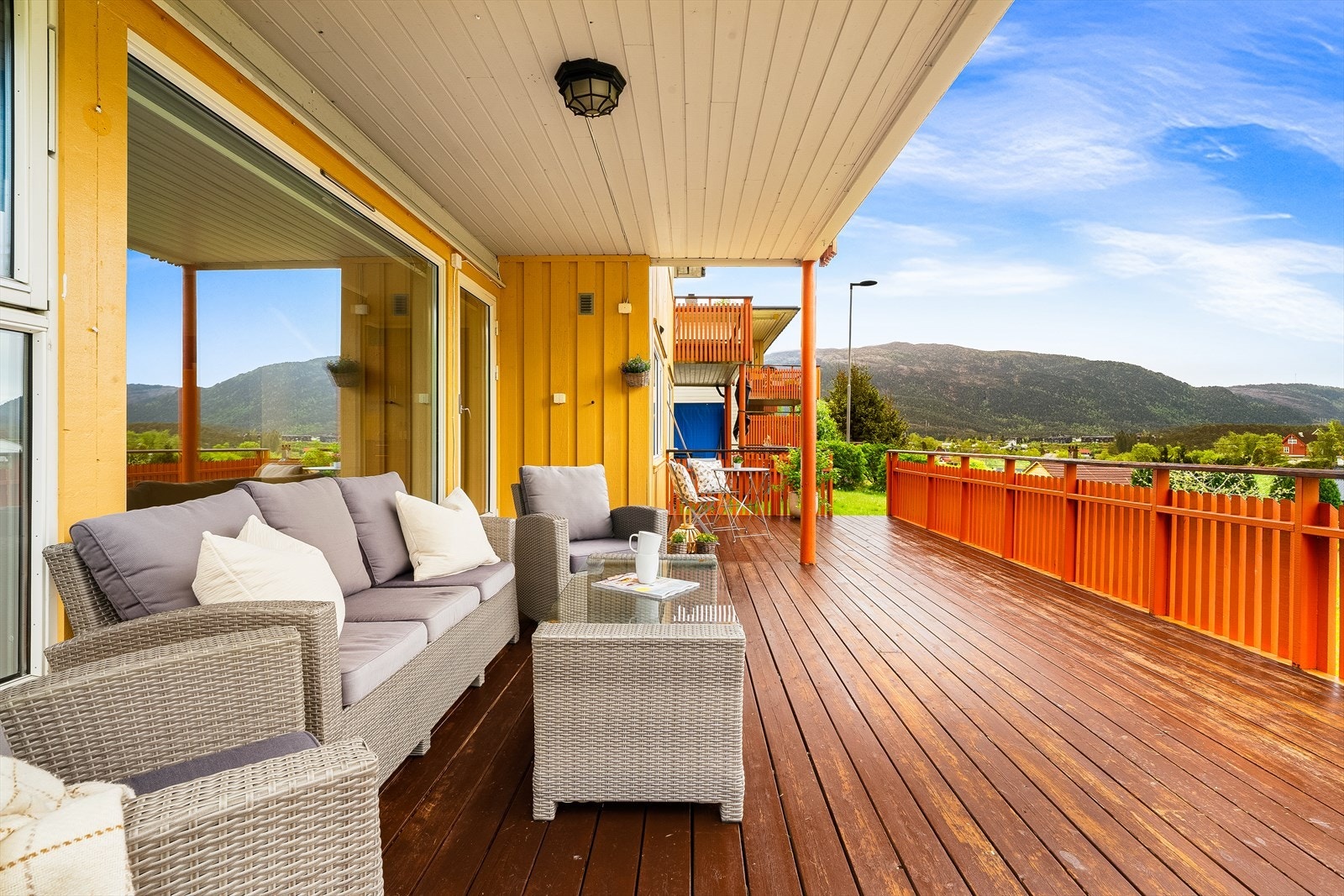 Terrasse på ca 32 m² Galleribilde