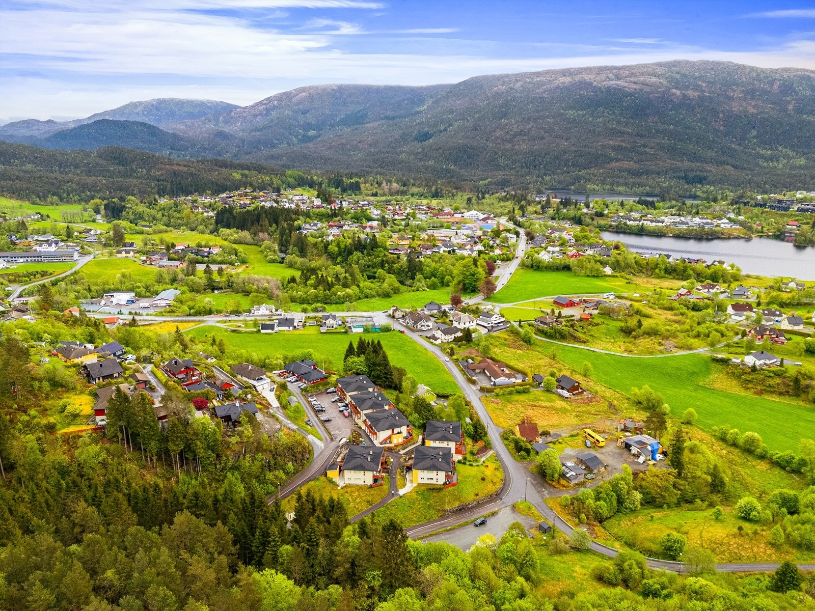 Område består primært av boligbebyggelse. Galleribilde