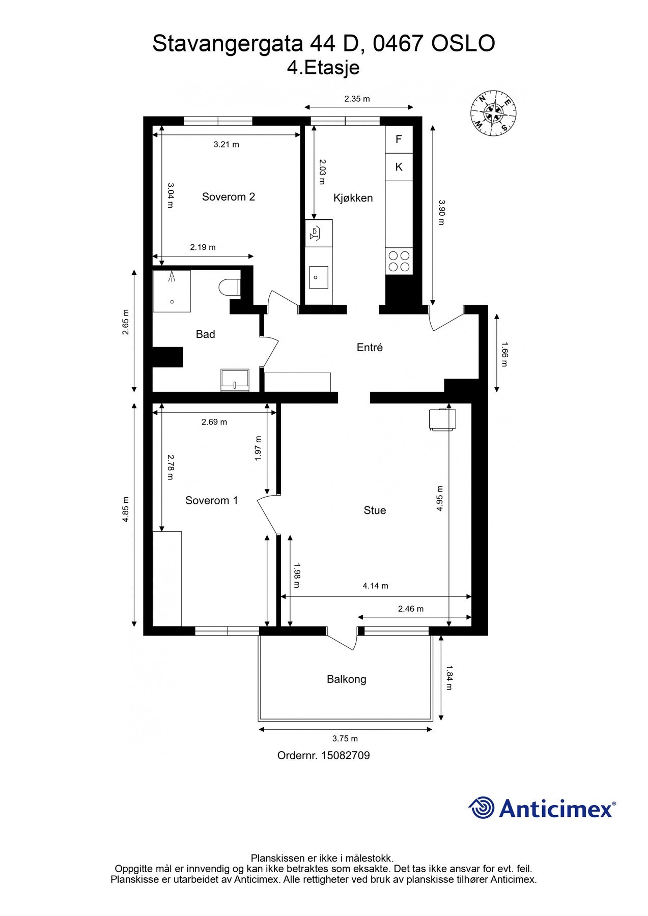 Planskisse. Galleribilde