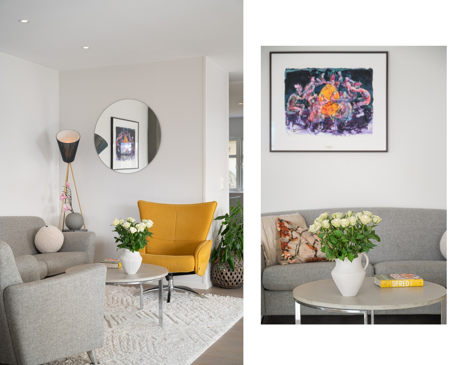 En flott bolig med tiltalende overflater Galleribilde