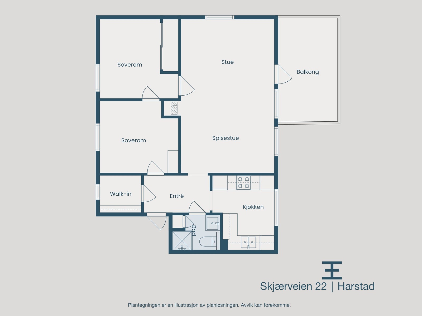 Plantegning Galleribilde