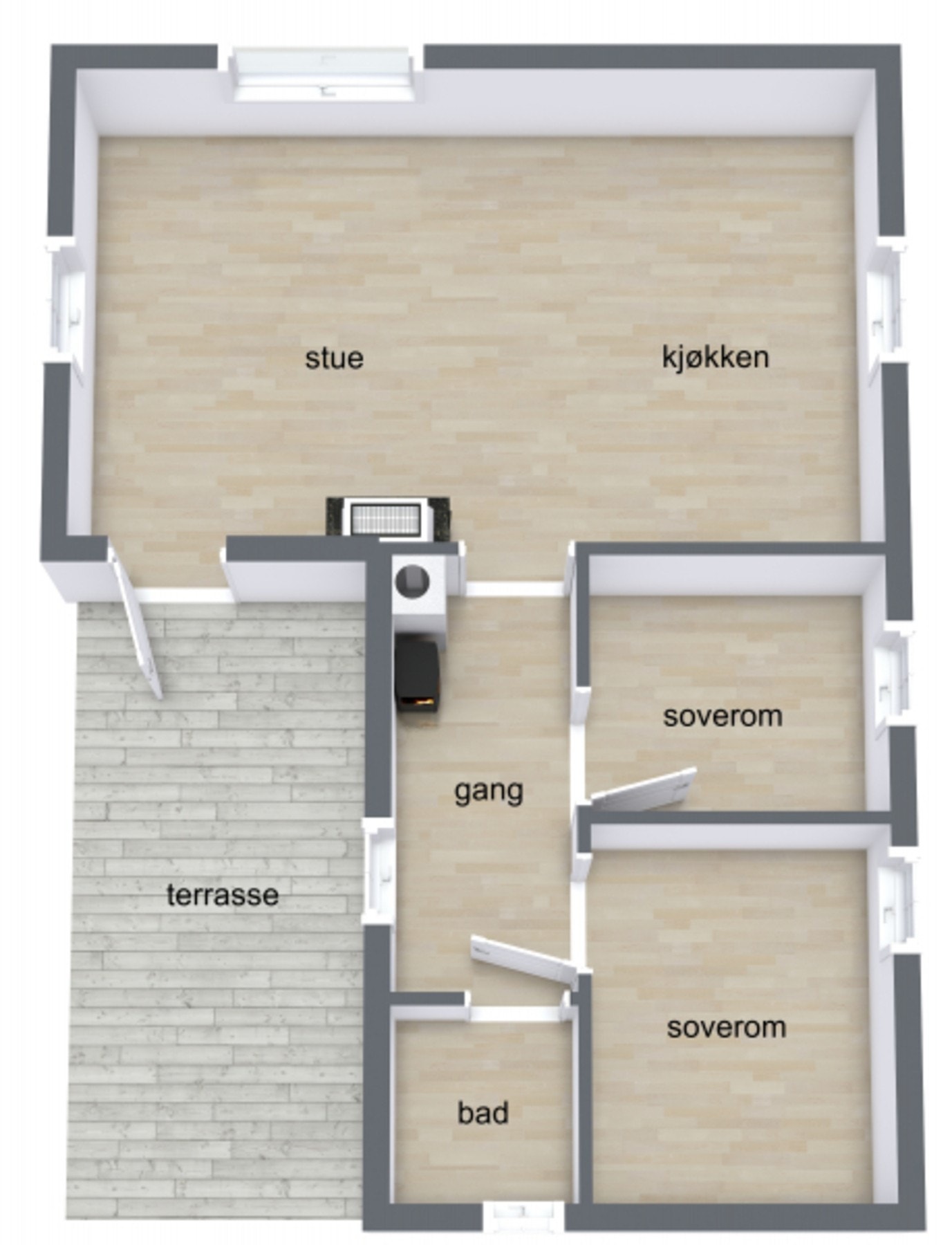 Plantegning. Galleribilde