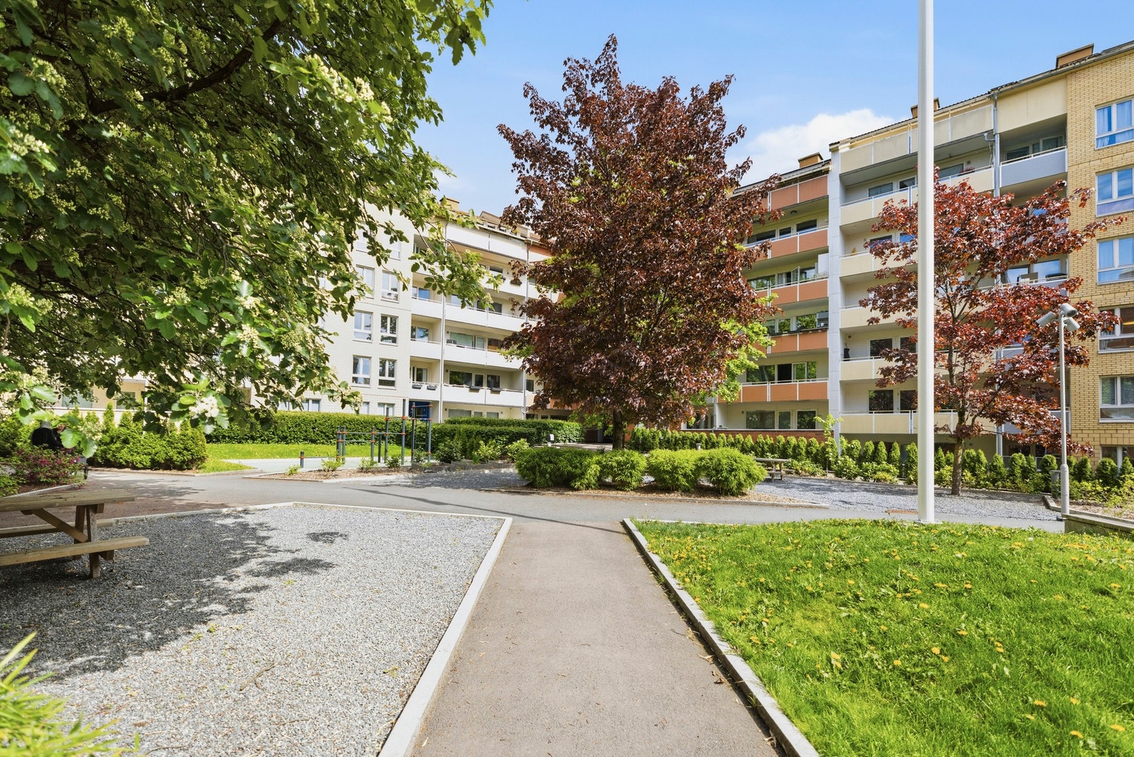 Området er pent opparbeidet. Galleribilde