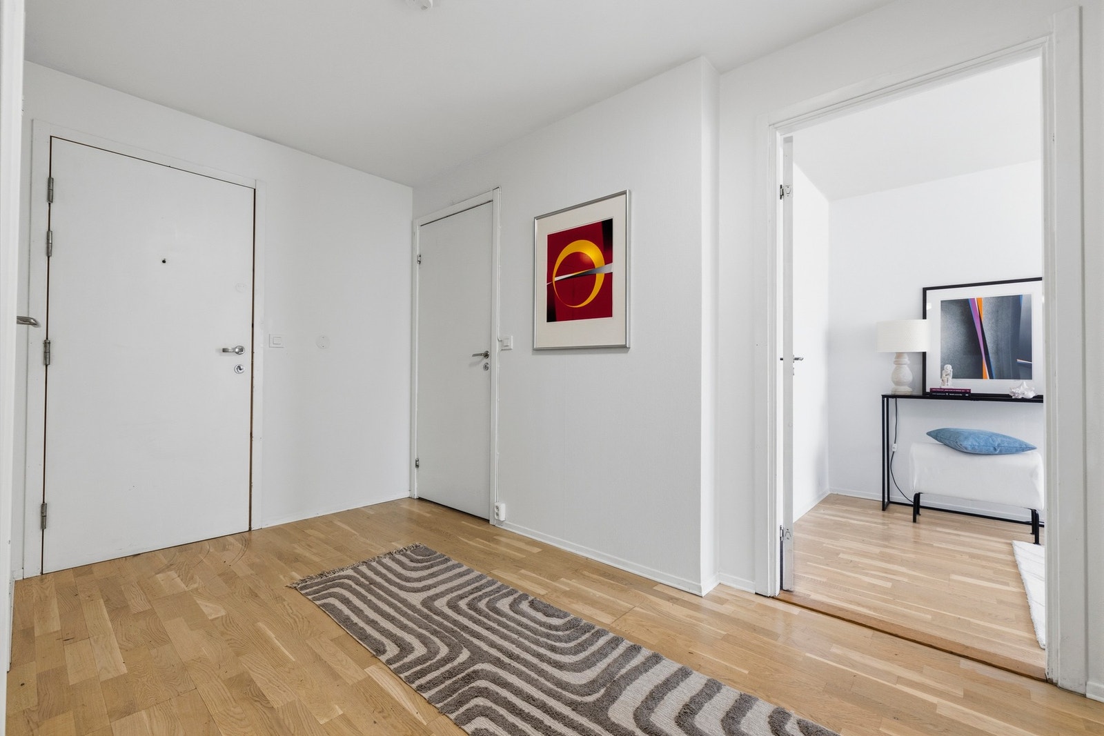 Velkommen inn til denne hyggelige leiligheten. Galleribilde