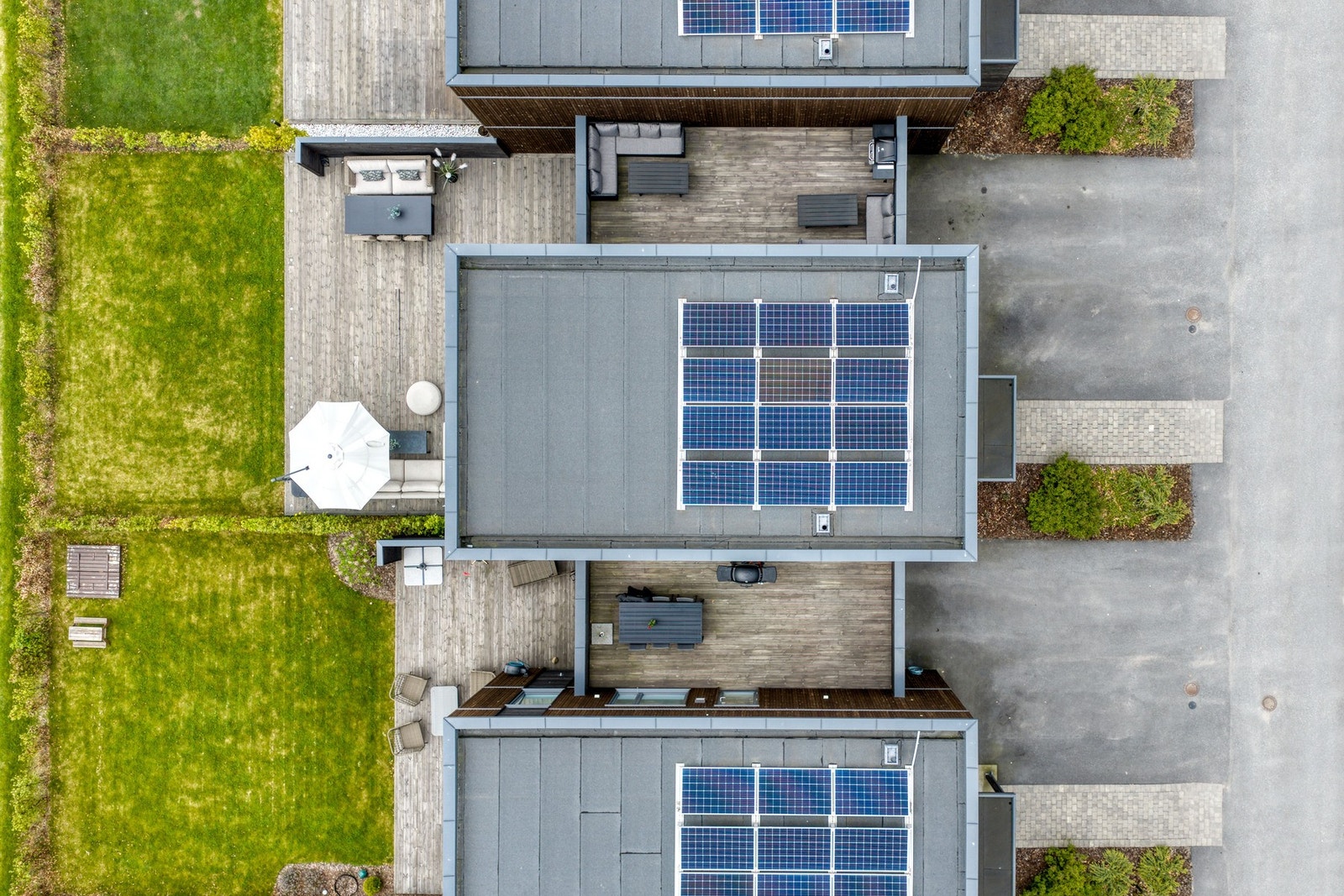Solceller og vannbåren gulvvarme bidrar til lavt strømforbruk Galleribilde