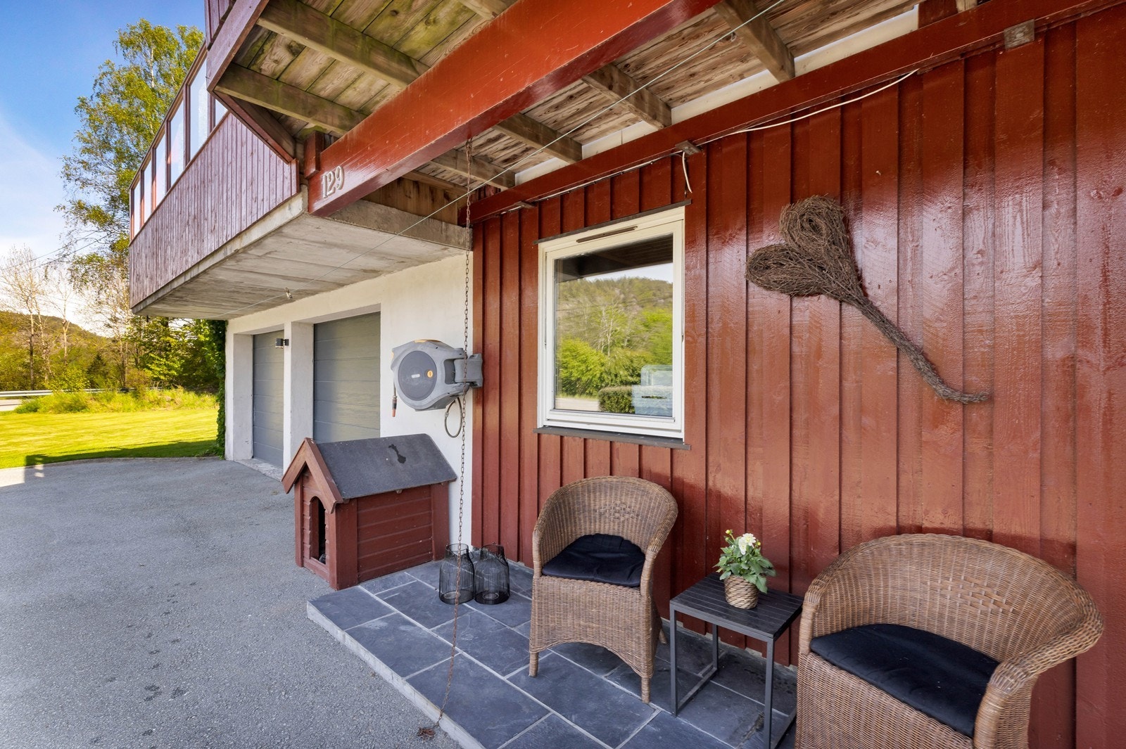 Trivelig inngangsparti. Galleribilde
