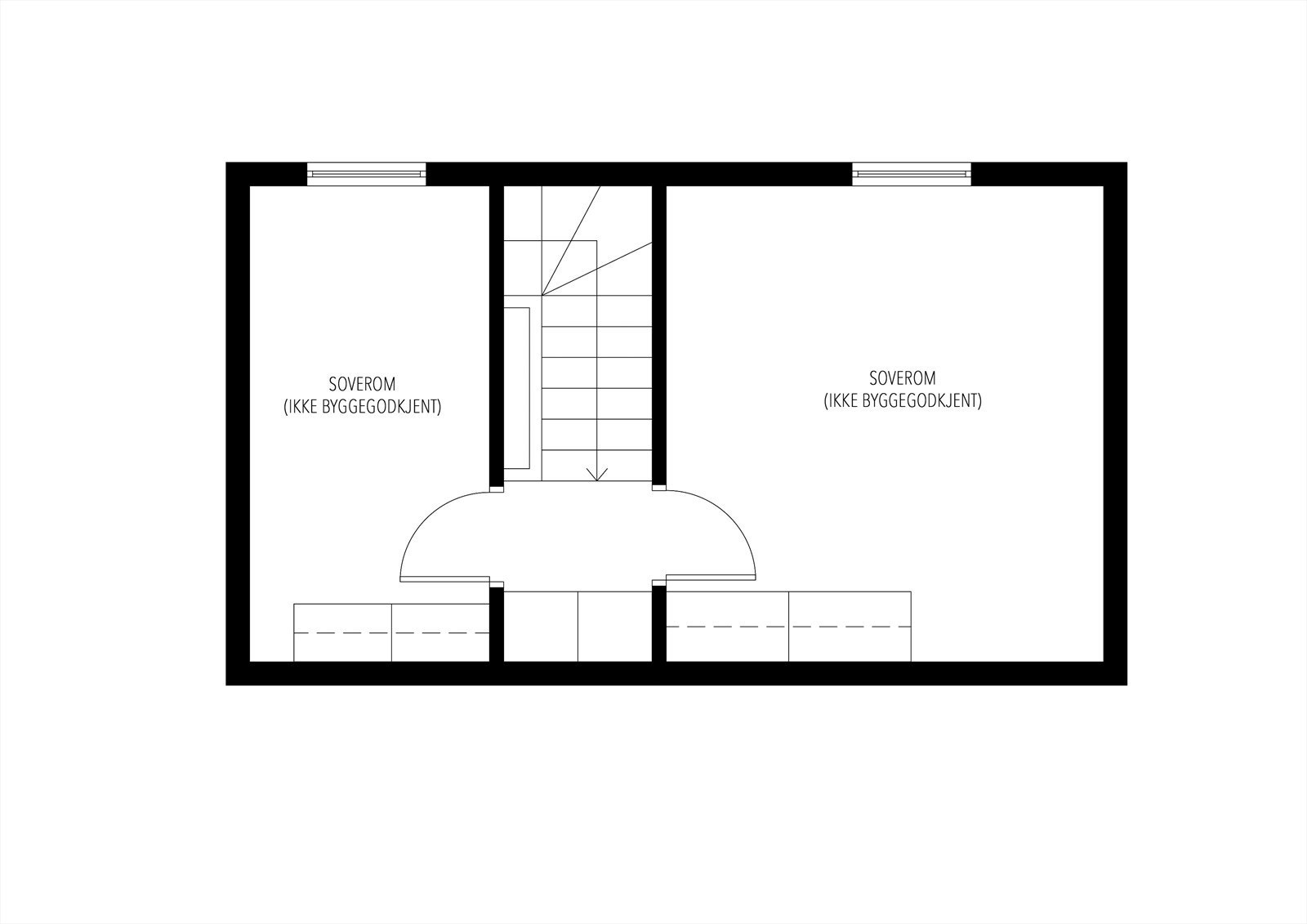 Plantegning loft Galleribilde