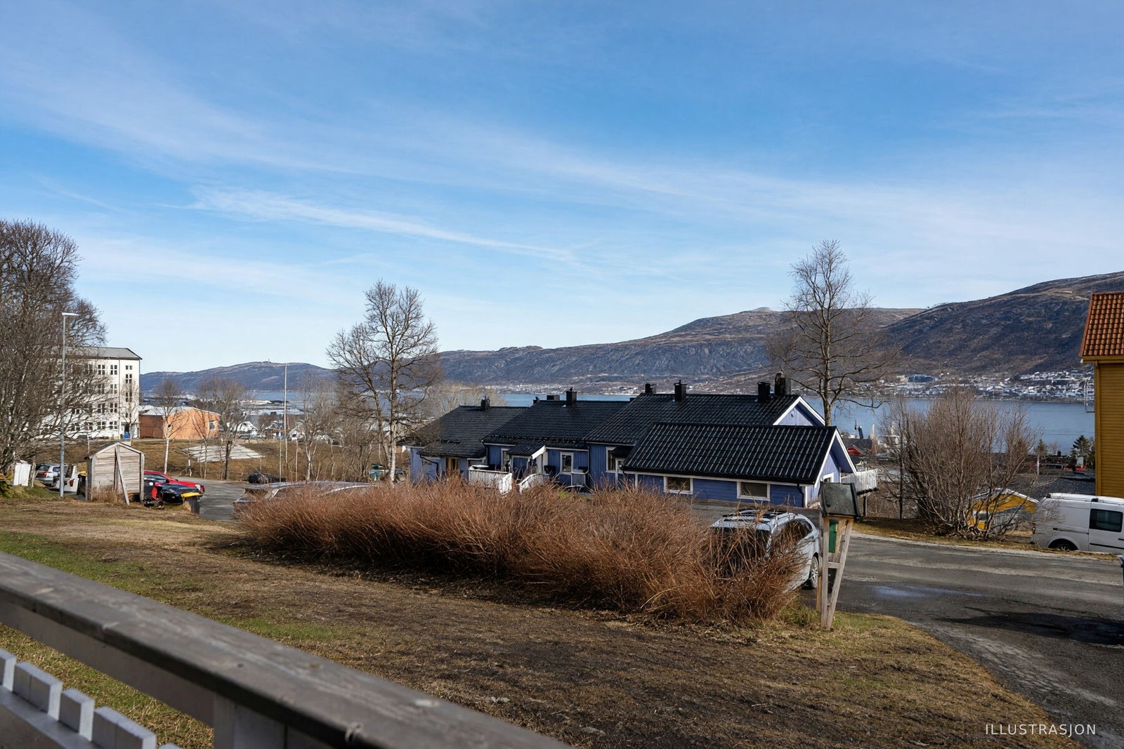 Utsikt mot fastlandet.
Bildet er AI generert. Galleribilde
