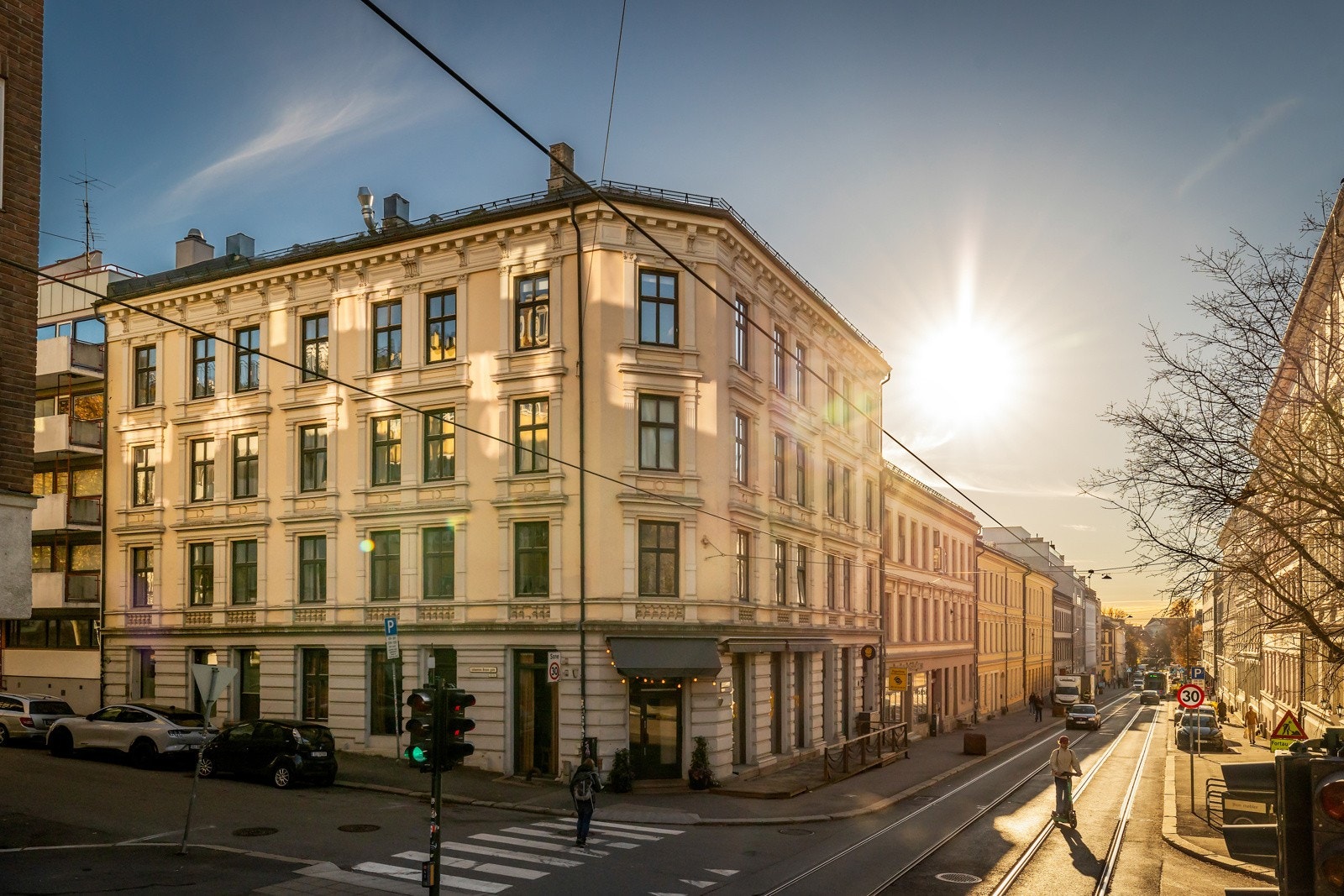 Her finner du historiske bygårder som oser av sjarm og tradisjonell Oslo-arkitektur fra tidlig 1900-tall. Galleribilde