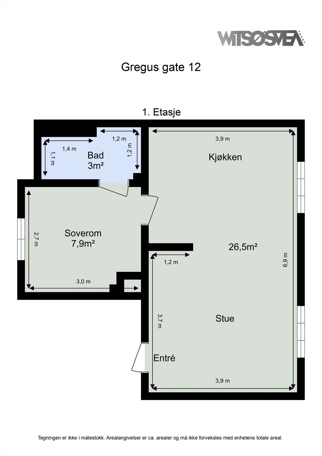 Planskisse Galleribilde