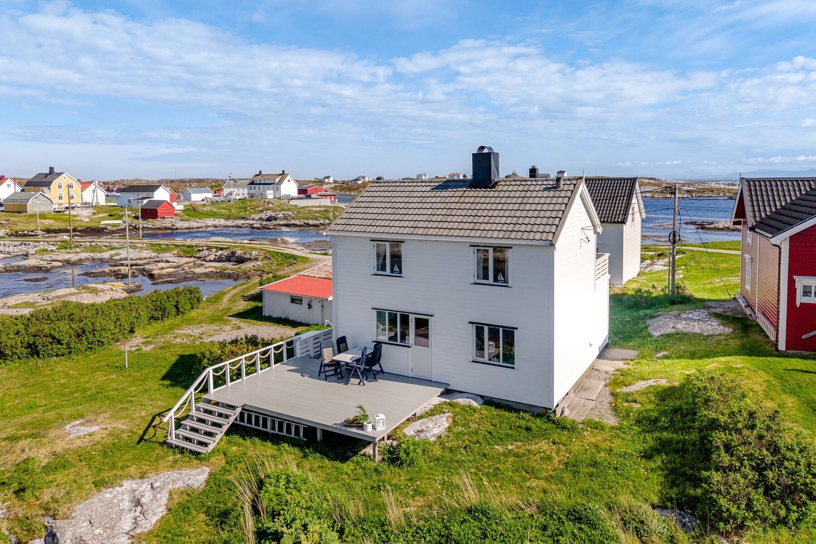 Her ligger alt til rette for late feriedager ved kysten! Galleribilde