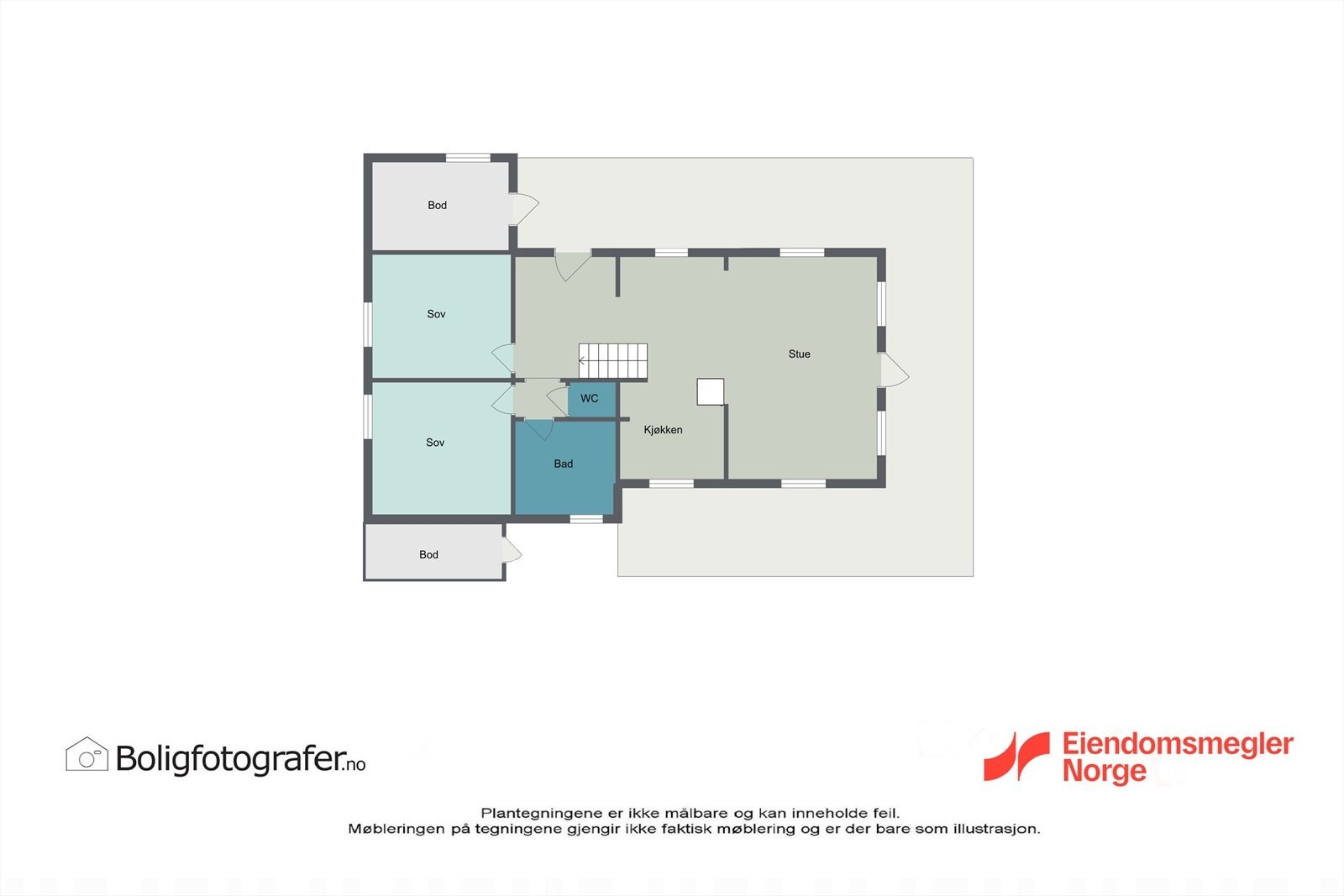 Plantegning 1etg Galleribilde