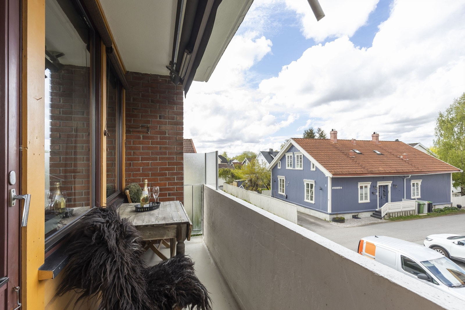 Vestvendt balkong Galleribilde