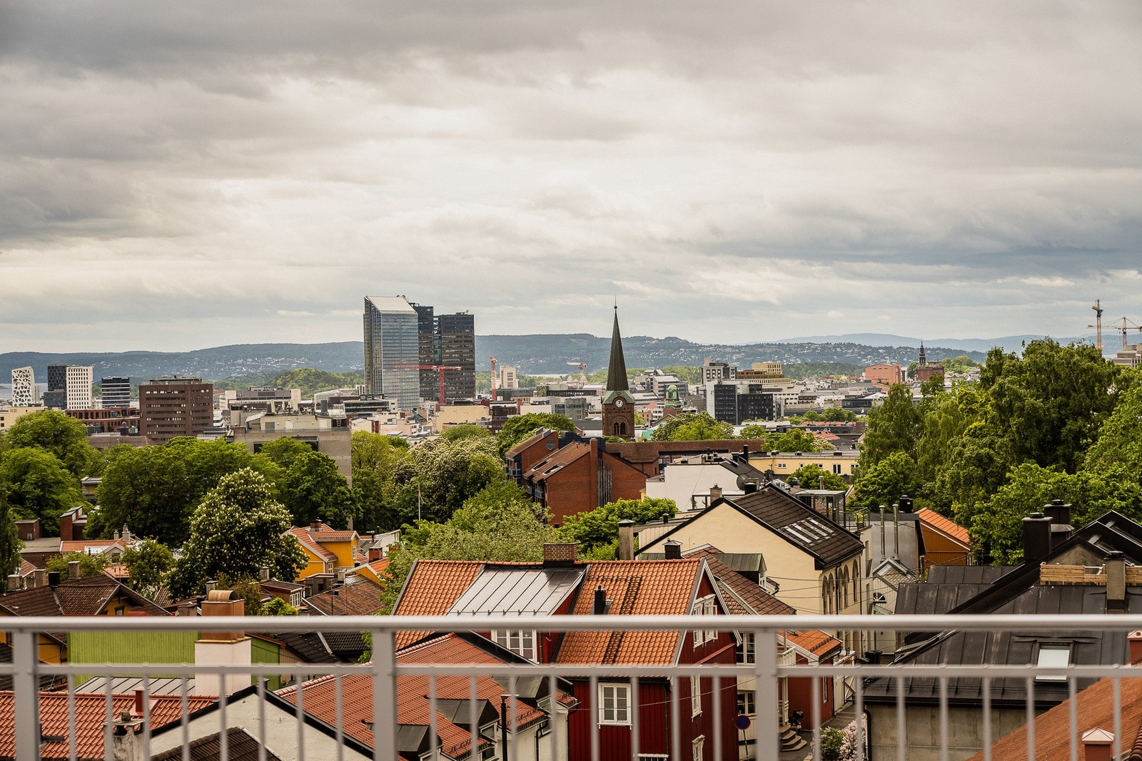 Et flott fellesområde med panoramautsikt og gode soner for sosiale sammenkomster. Galleribilde