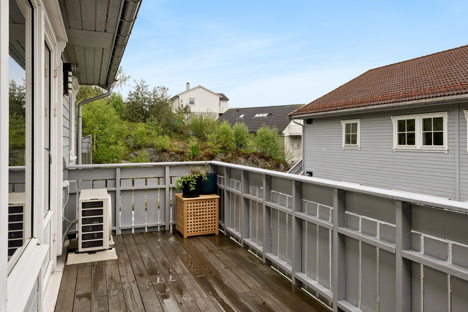 Balkongen på ca. 11 m² har god plass til en sittegruppe. Galleribilde