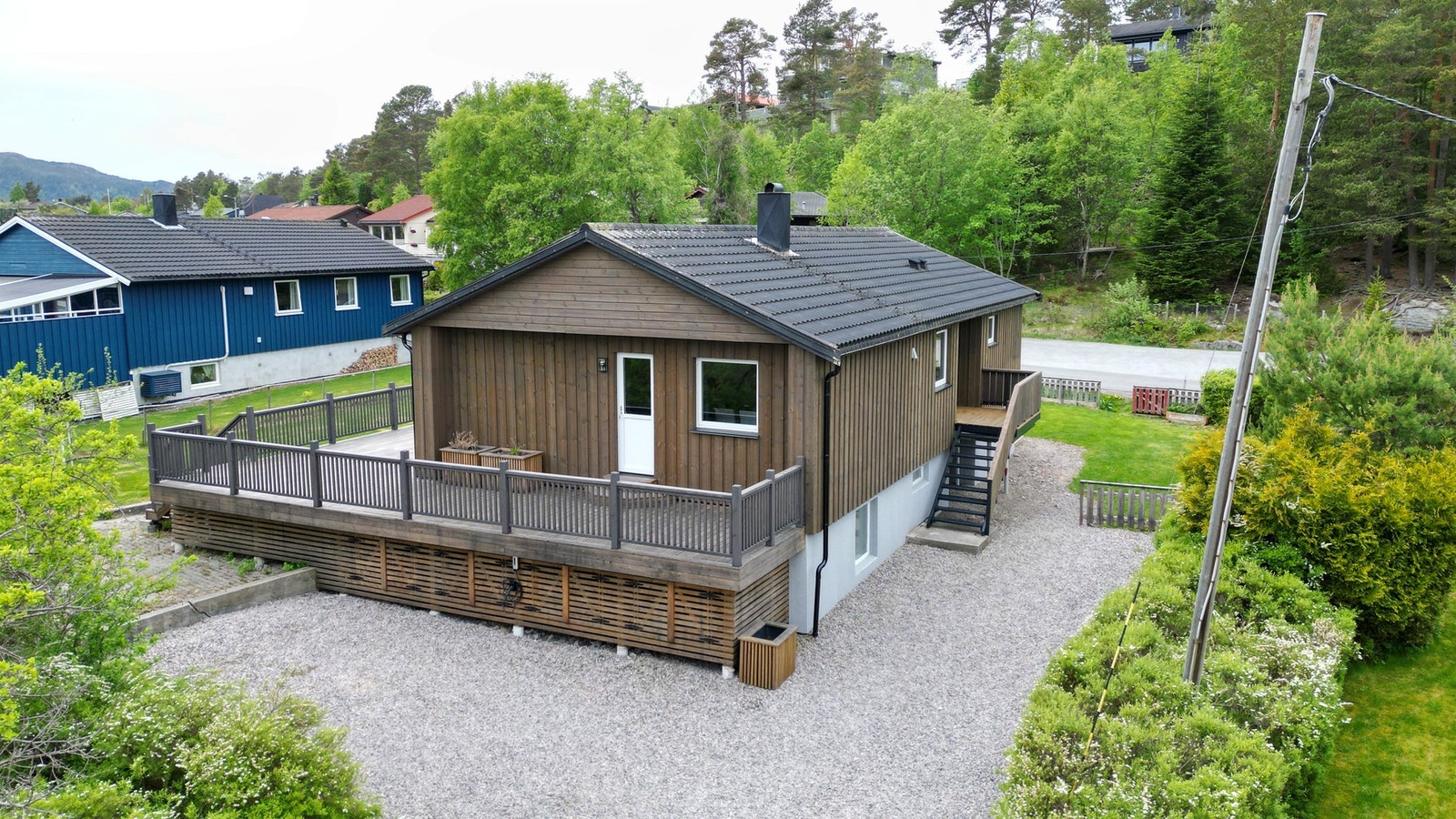 Flott opparbeidet uteområde Galleribilde