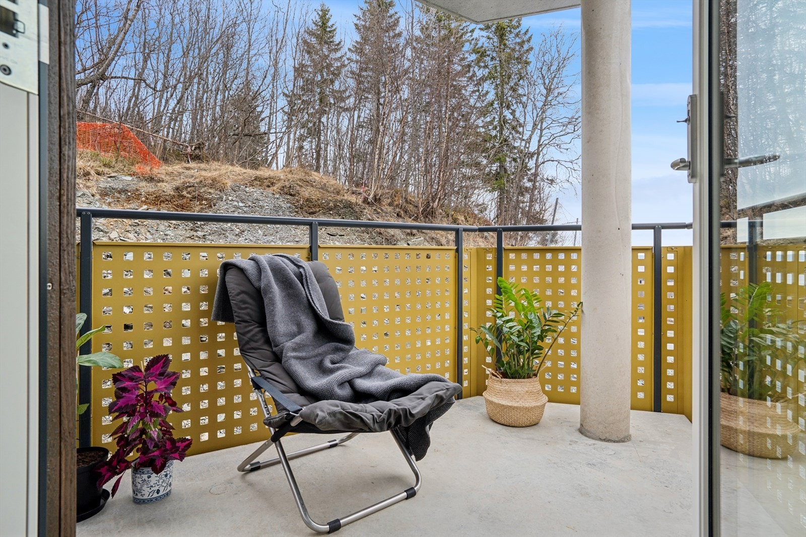 Balkongen måler 6 kvm. Galleribilde