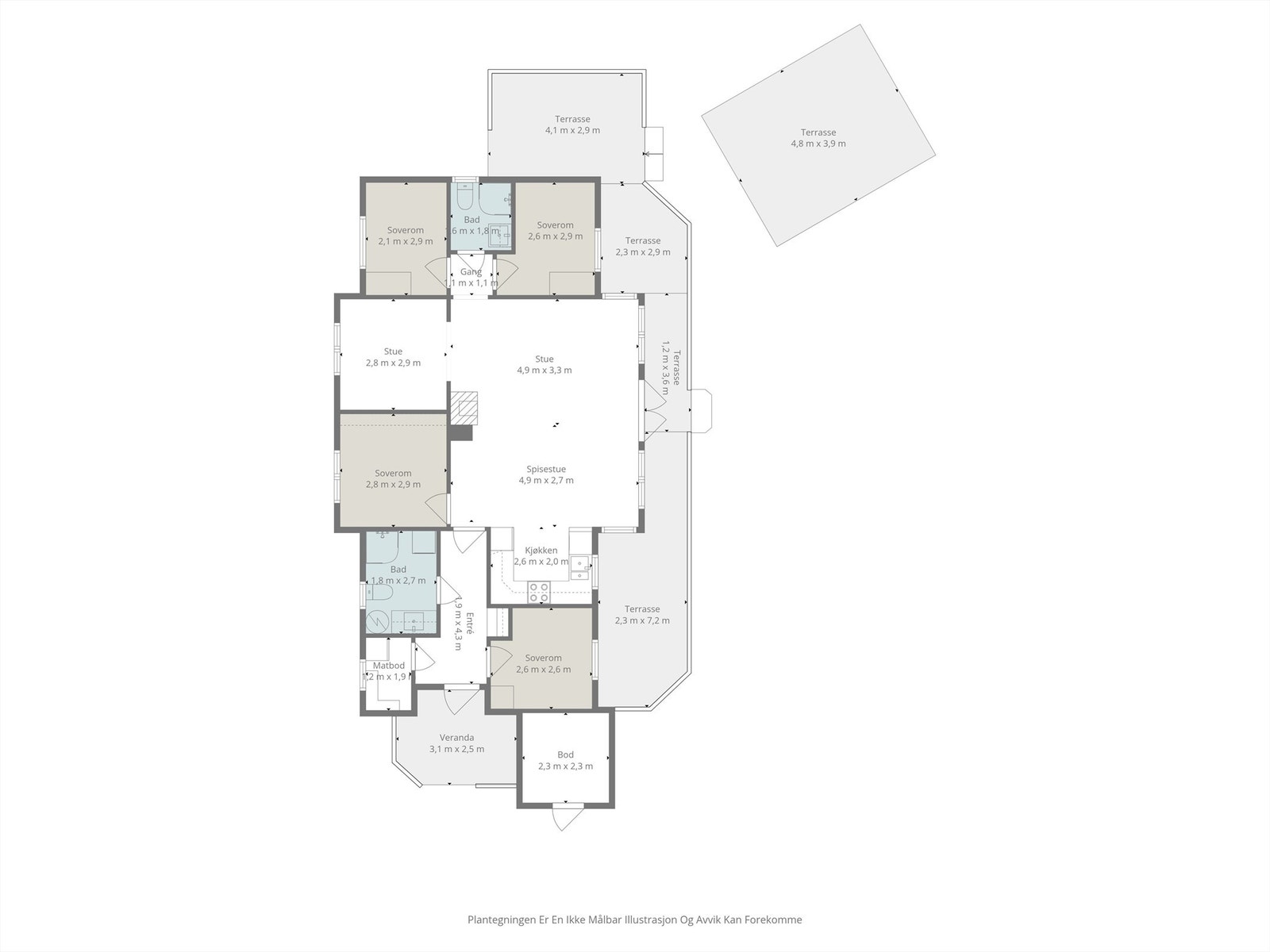 Plantegning Galleribilde