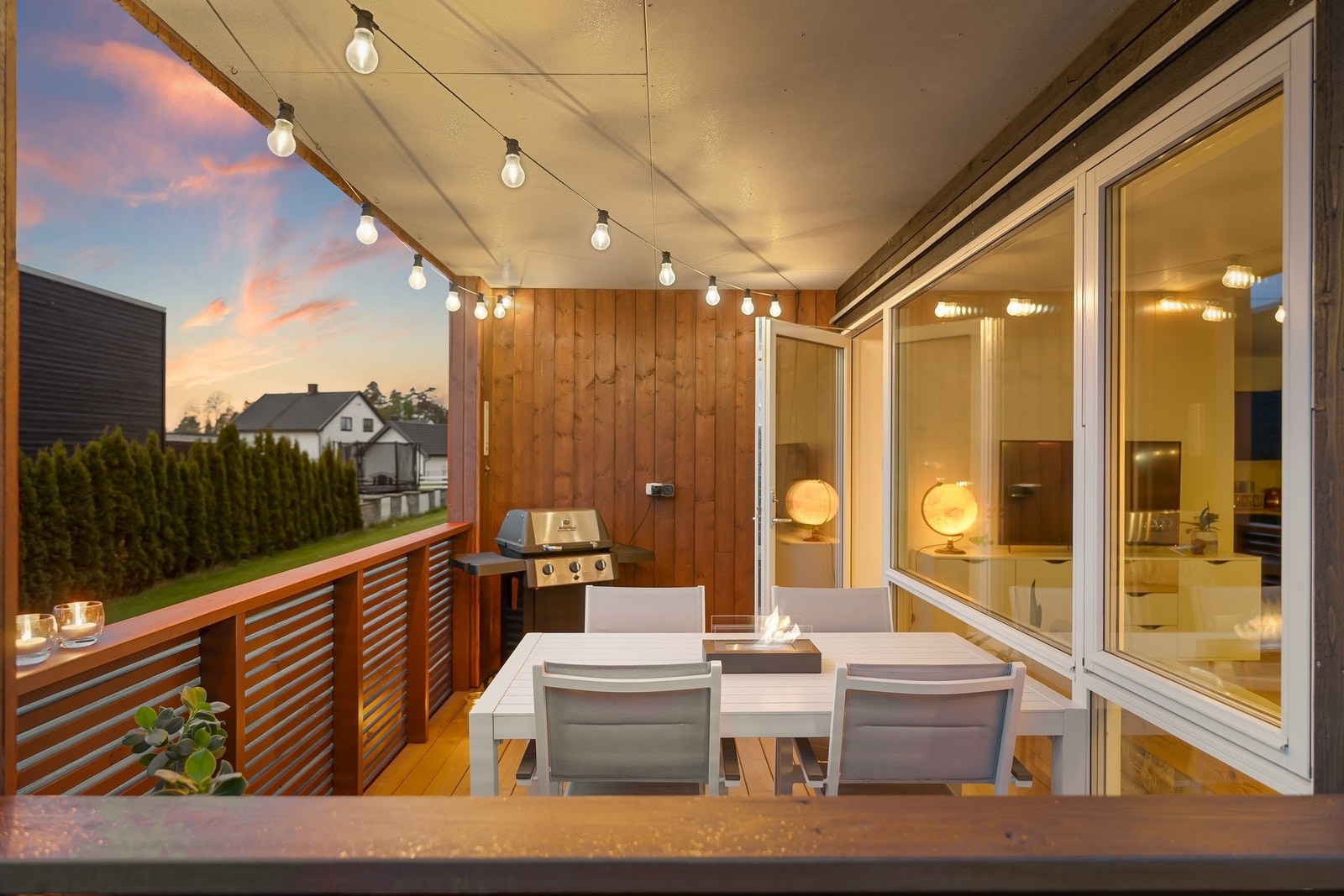 Terrasse på 9m² Galleribilde