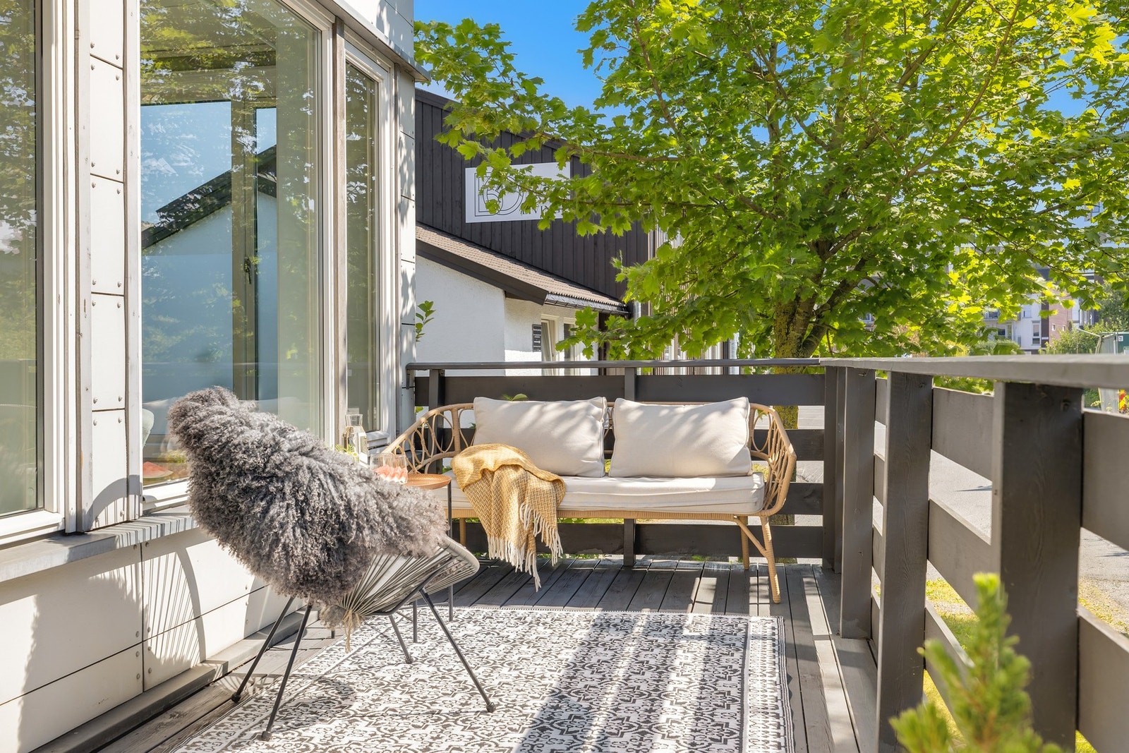 Nærområdet oppleves som grønt og frodig. Galleribilde