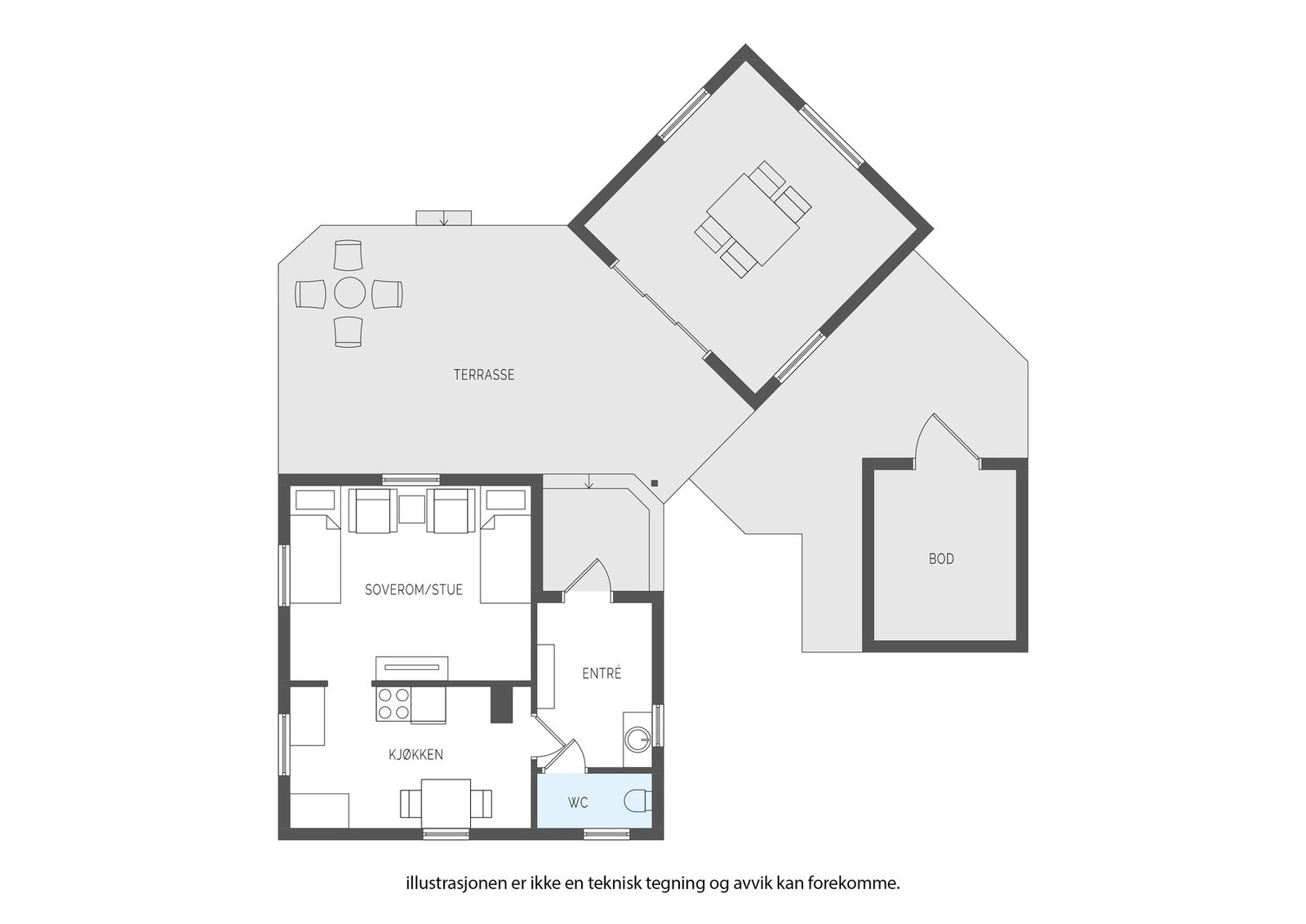 Plantegning Galleribilde
