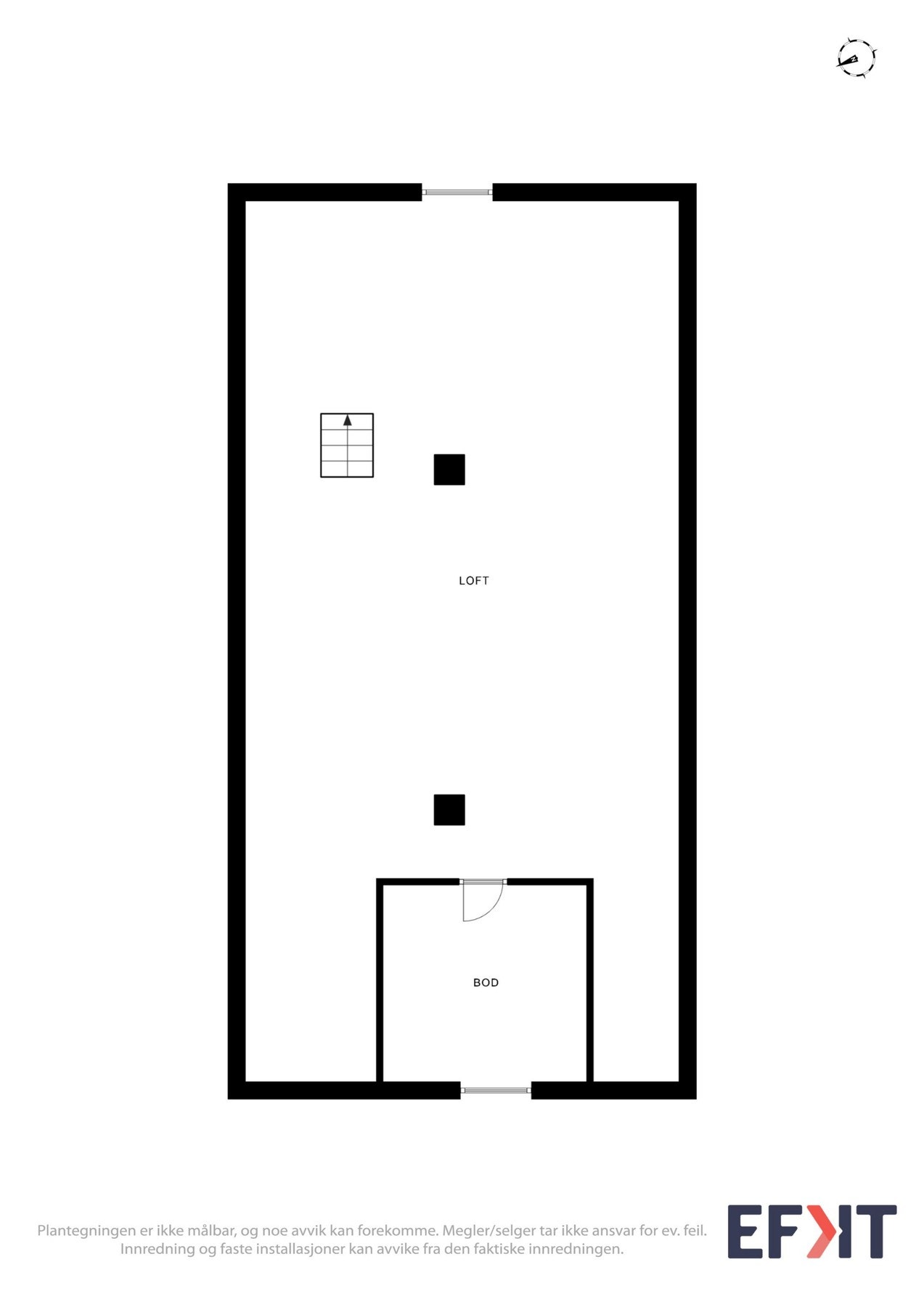 - Plantegning loft - Galleribilde
