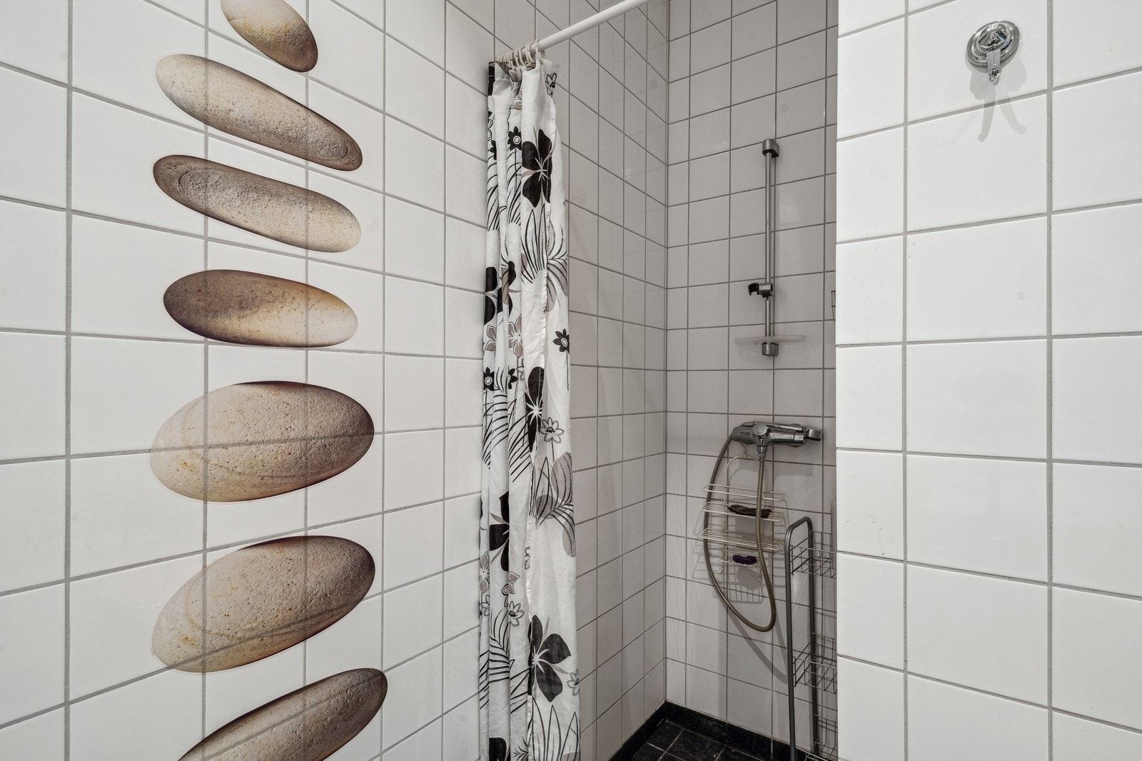 Praktisk dusjhjørne. Galleribilde