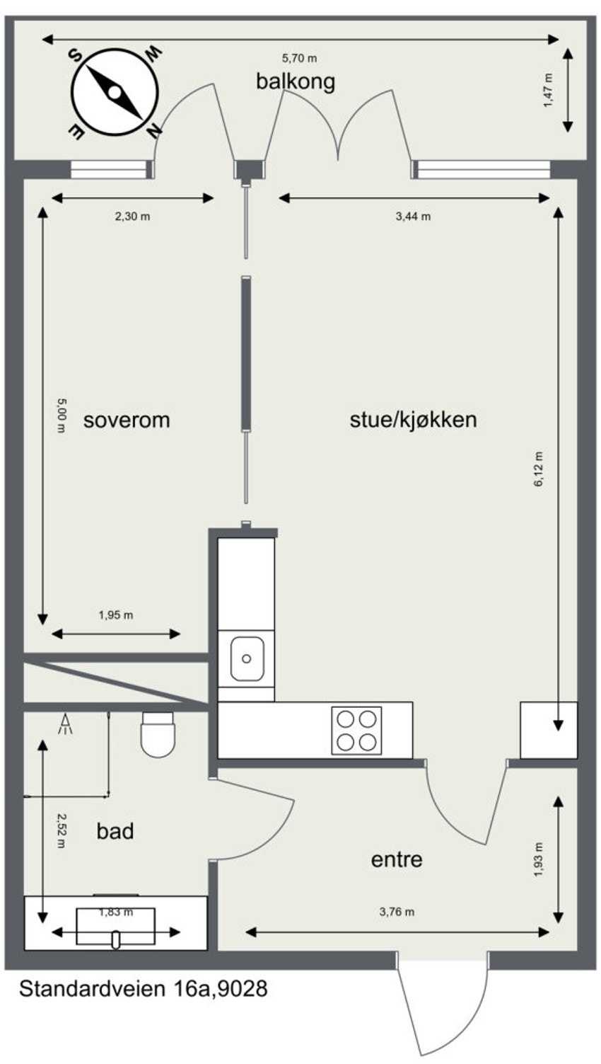 Plantegning Galleribilde