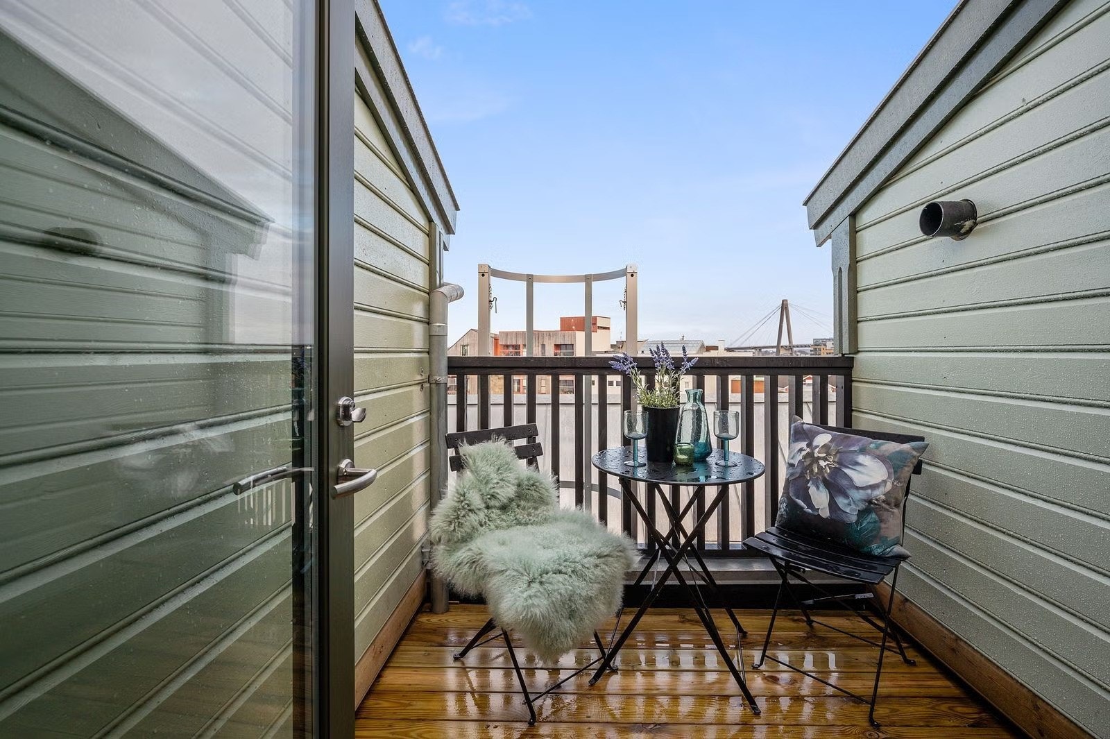 Privat takterrasse Galleribilde