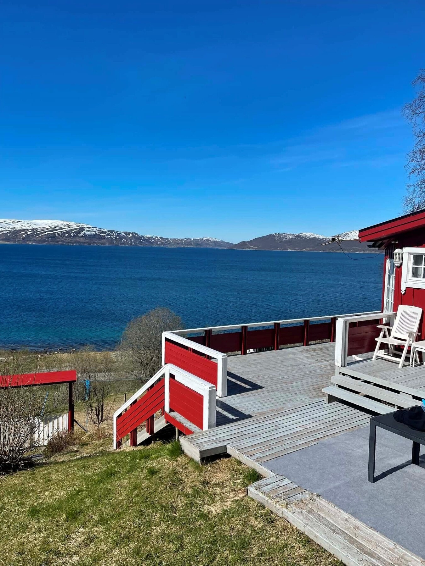 Terrassen er et flott sted for å nyte utsikten og omgivelsene. Galleribilde