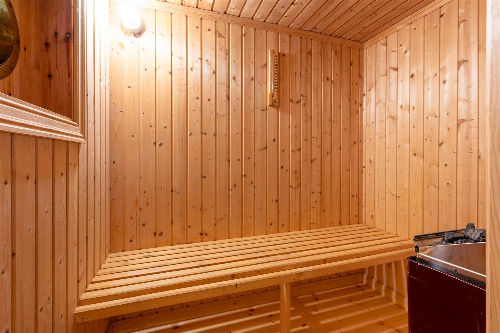 Egen badstue. (På tegning er det boder, bruksendring er søknadspliktig) Galleribilde